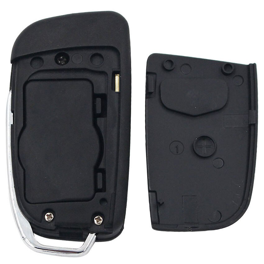 3 Button Remote Flip Key Housing Case Shell For Ford Focus, Mondeo, Transit - Black