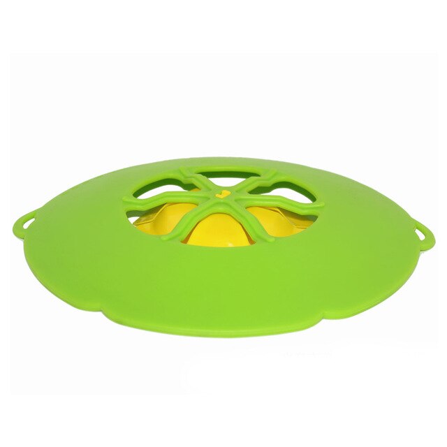 Household Silicone Pot Lid Anti-overflow Lid Pot Lid Kitchen Accessories Cookware Kitchen Accessories Gadgets: green
