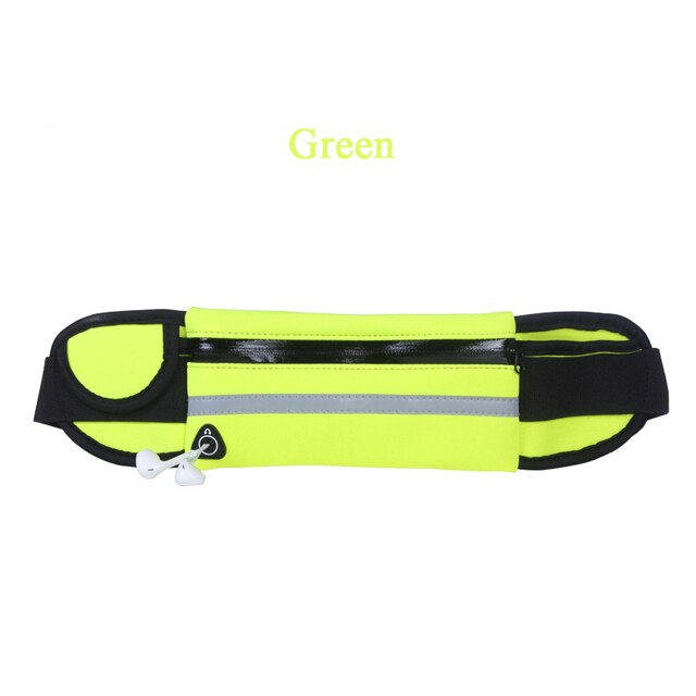 mini fanny pack for women Portable convenient USB waist pack Travel multifunctional waterproof phone belt bag 192: Green