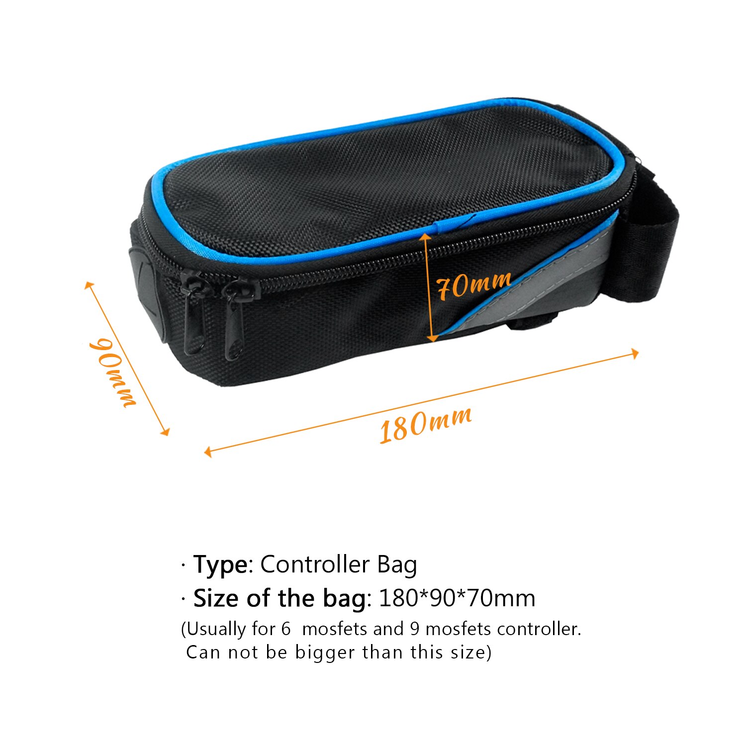 Electric Bicycle Conversion Kit E bike Waterproof Controller Box big Size Controller Box Bag for KT Kunteng Controller