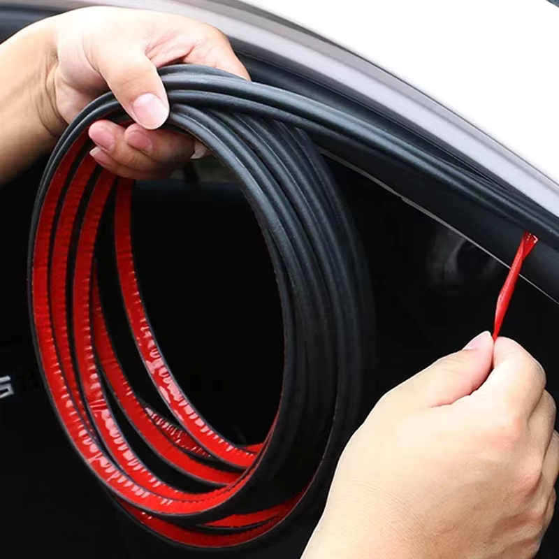 Autodeur Geluiddichte Anti-stof Afdichting Strip Autodeur Afdichting Strip Universele Geluidsisolatie Epdm Truck Auto Rubber Waterdichte Afdichtingen