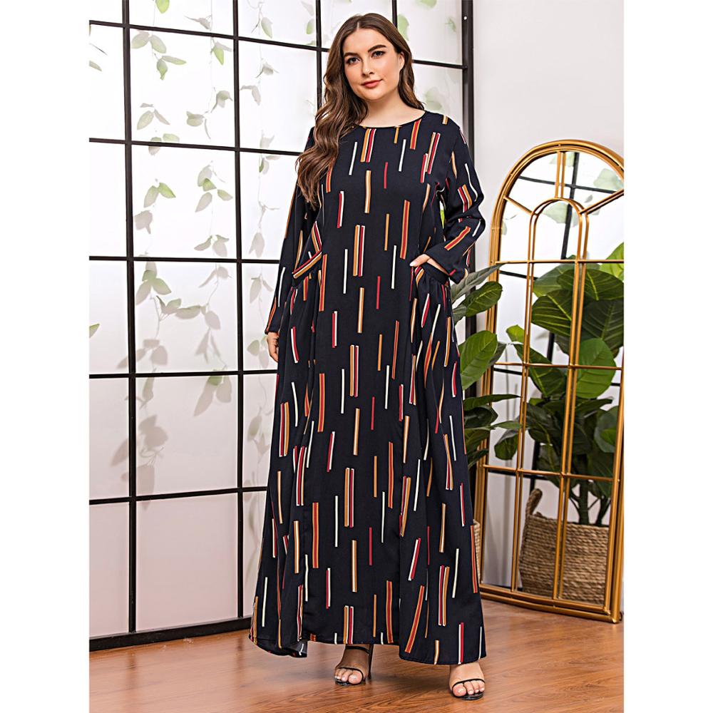 Middle East Turkey Drawstring Sleeve Dress