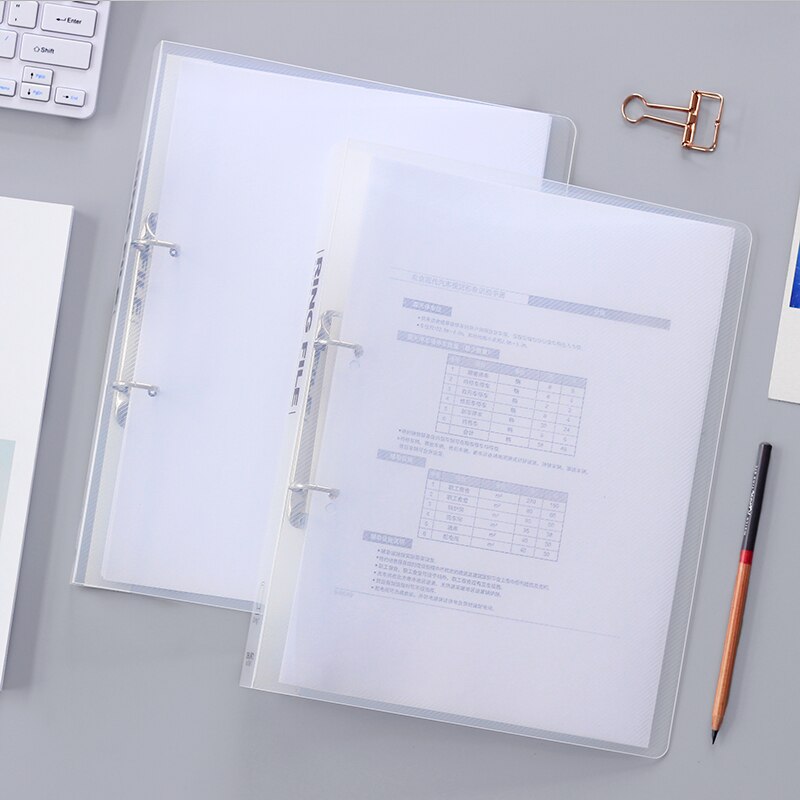 Deli File Folder Clip File Office Report Cover Presentation Folder PP Document Bag Student Display Book Puncher Filing Products