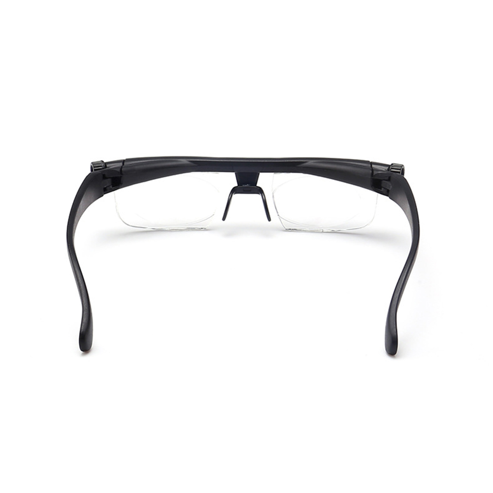 Reading Glasses Magnifiers Dial Adjustable Glasses Variable Focus for Reading Distance Vision Eyeglass Optical Instruments