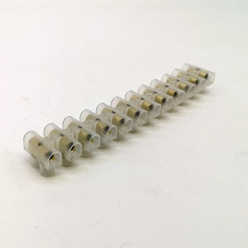 1Lot Nylon Terminal Blok 12 Positie Barrier Terminal Strip Block X3-0512 5A X3-1012 10A X3 20A X3-3012 30A