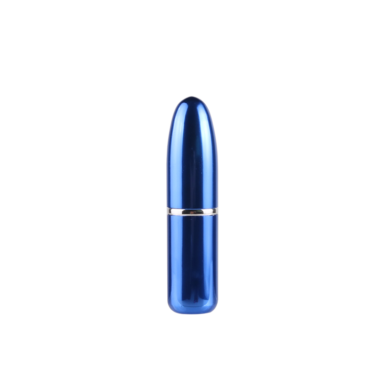 Flacon pulvérisateur de parfum, 3ml, coque en aluminium, revêtement en verre, Portable, brillant: blue