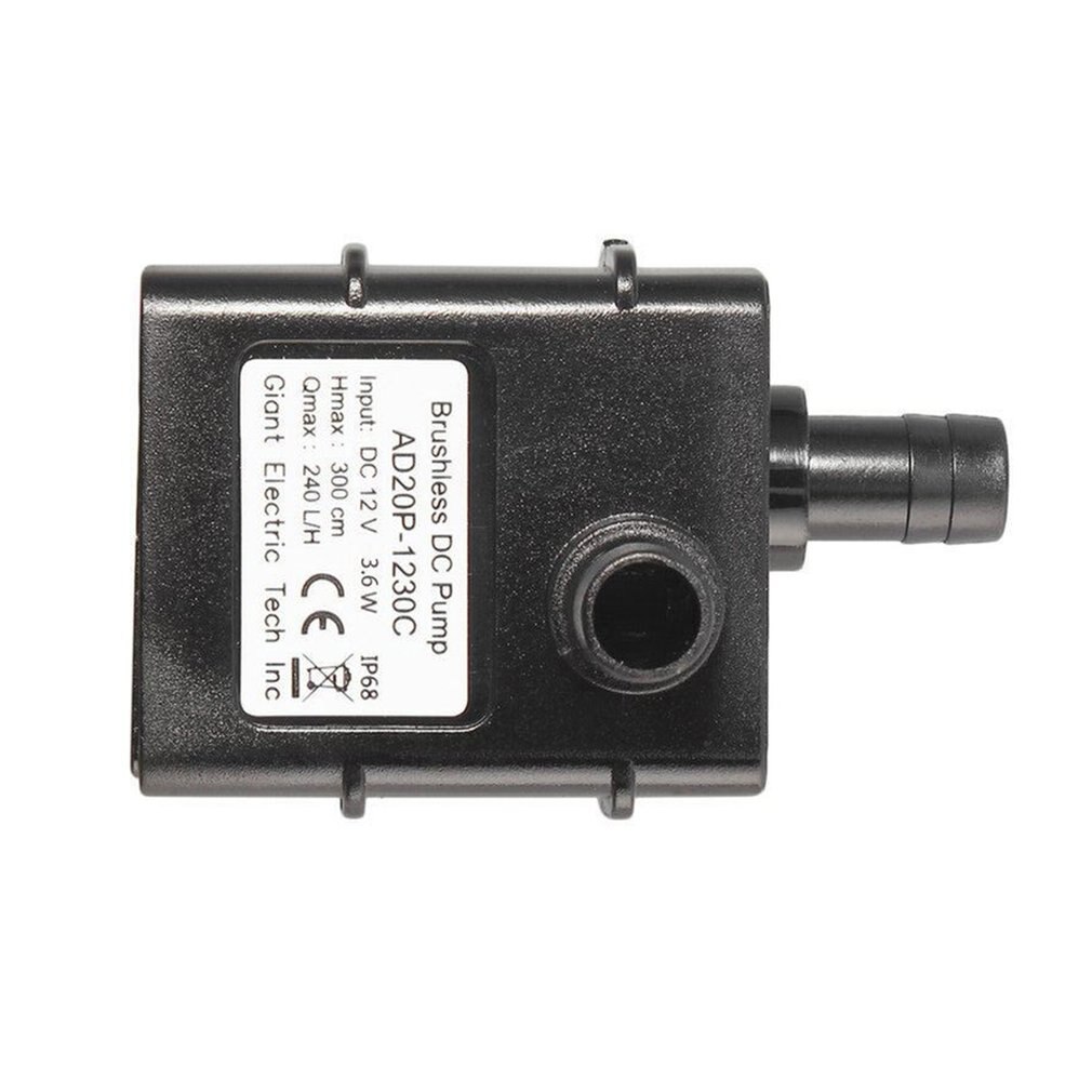 Portable Dc 12V Micro Dc Brushless Water Pump Ultra Quiet Brushless Motor Diving Pool Pump Micro Pump
