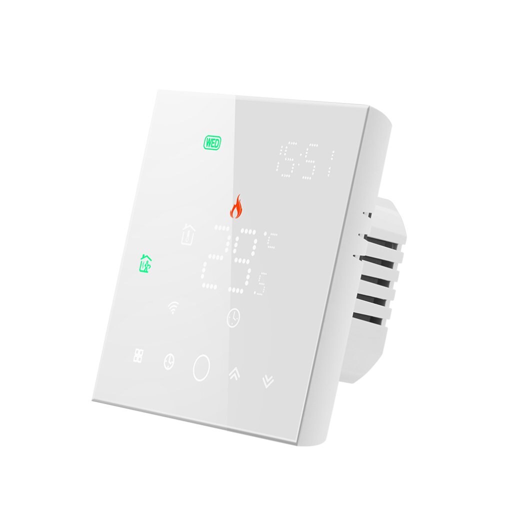BHT-003-GALW 95-240V Wifi Smart Warm Floor Temperature Controller Voice Control Electric Heating Wall Thermostat: Water heating W