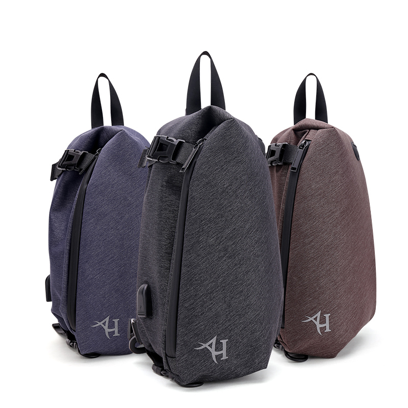 ARCTIC HUNTER Borst Zak Crossbody Tassen voor Mannen Messenger USB Lading Waterdichte Nylon Toevallige Schoudertas Kerstcadeau