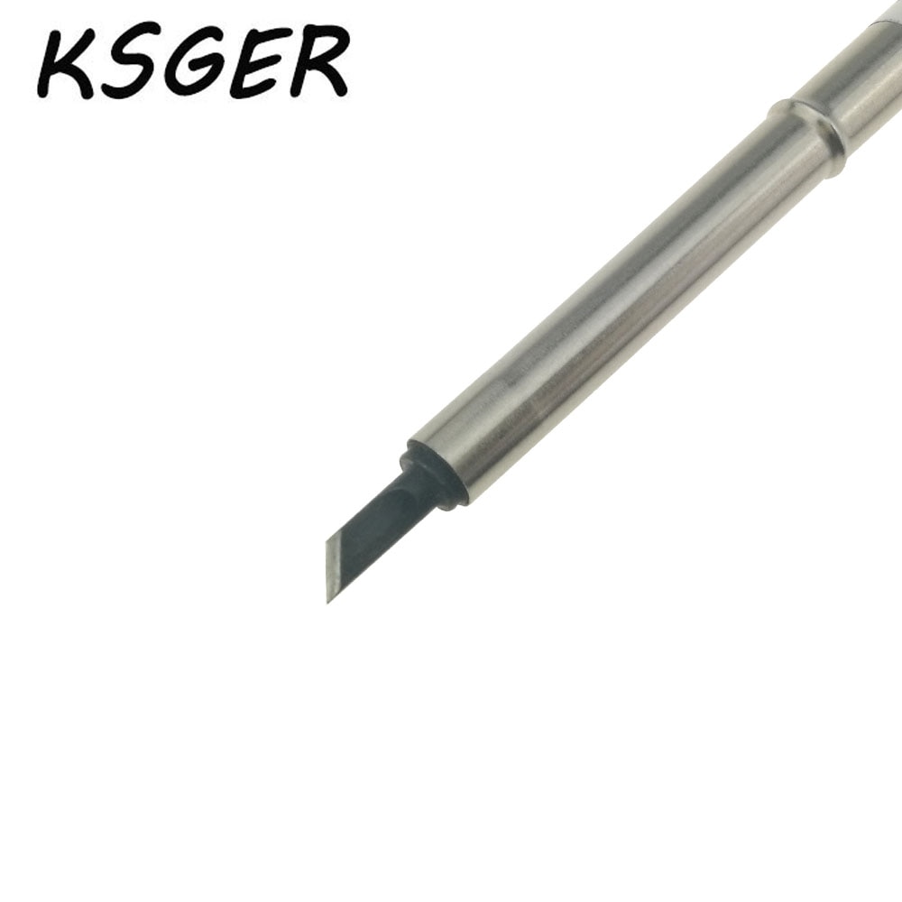 KSGER Black XA-Grade Lead-Free T12-K T12-ILS T12-J02 KU BC2 D16 D24 BL Electric Soldering Iron Tips For FX951 Soldering Station