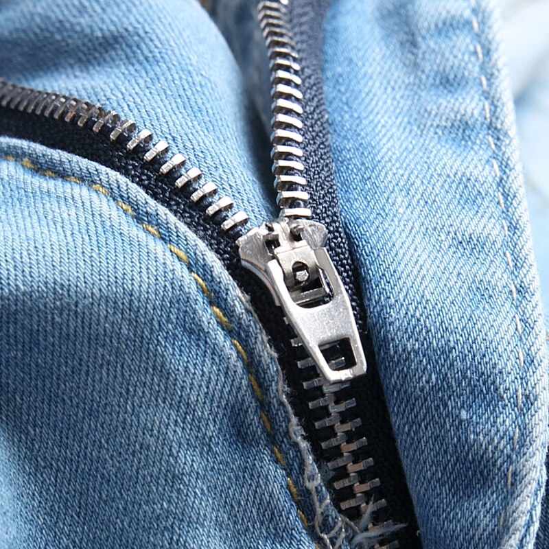 Jean déchiré pour homme, legging tendance européen et américain