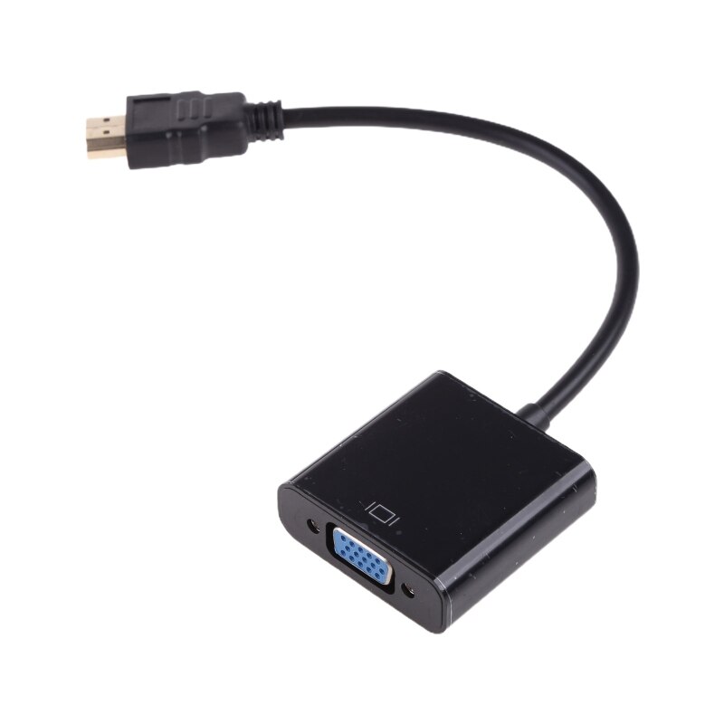 Hdmi-Compatibel Naar Vga Adapter Vergulde Hdmi-Naar-Vga Audio Voor Computer Desktop Laptop Pc monitor Projector Hdtv 1080P