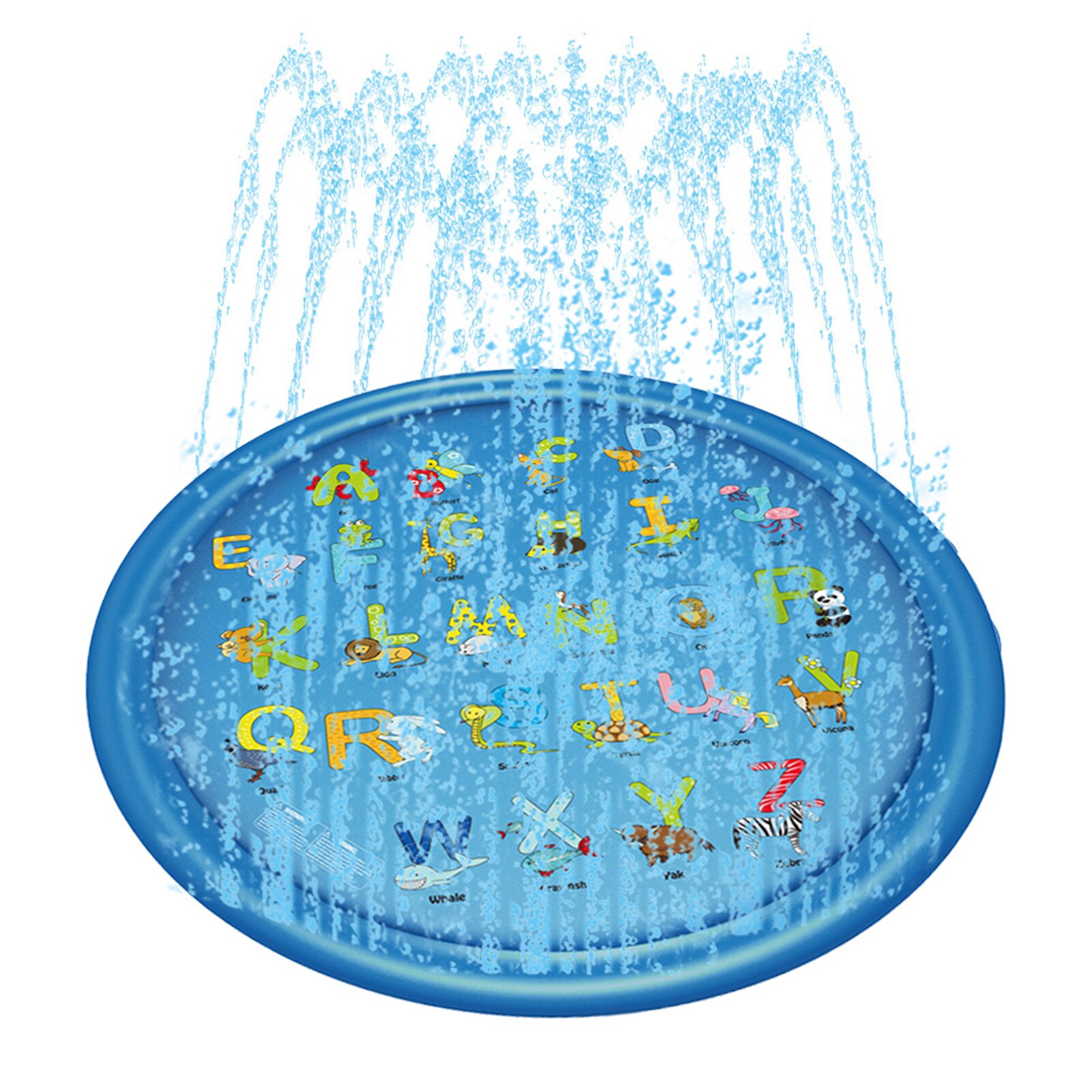 Baby Water Mat Opblaasbaar Kussen Splash Speelkleed Peuter Water Speelgoed Outdoor Fontein Speelkleed Voor Kinderen Outdoor Party: B