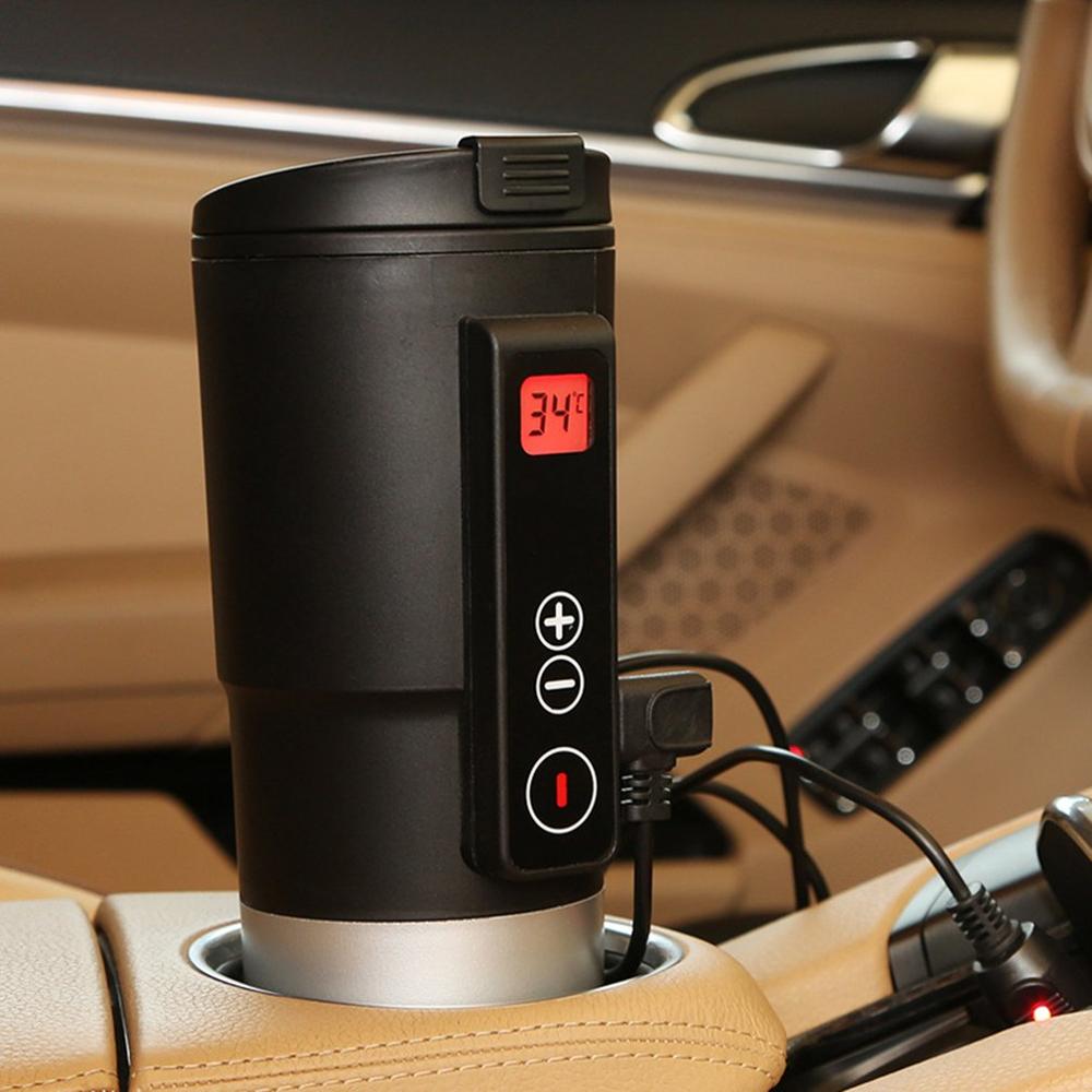 Auto 12V Elektrische Water Cup Thermostaat Auto Thuis Temperatuurregeling Cup Multifunctionele Verwarming Mok Waterkoker 4 kleuren Heet Verkoop