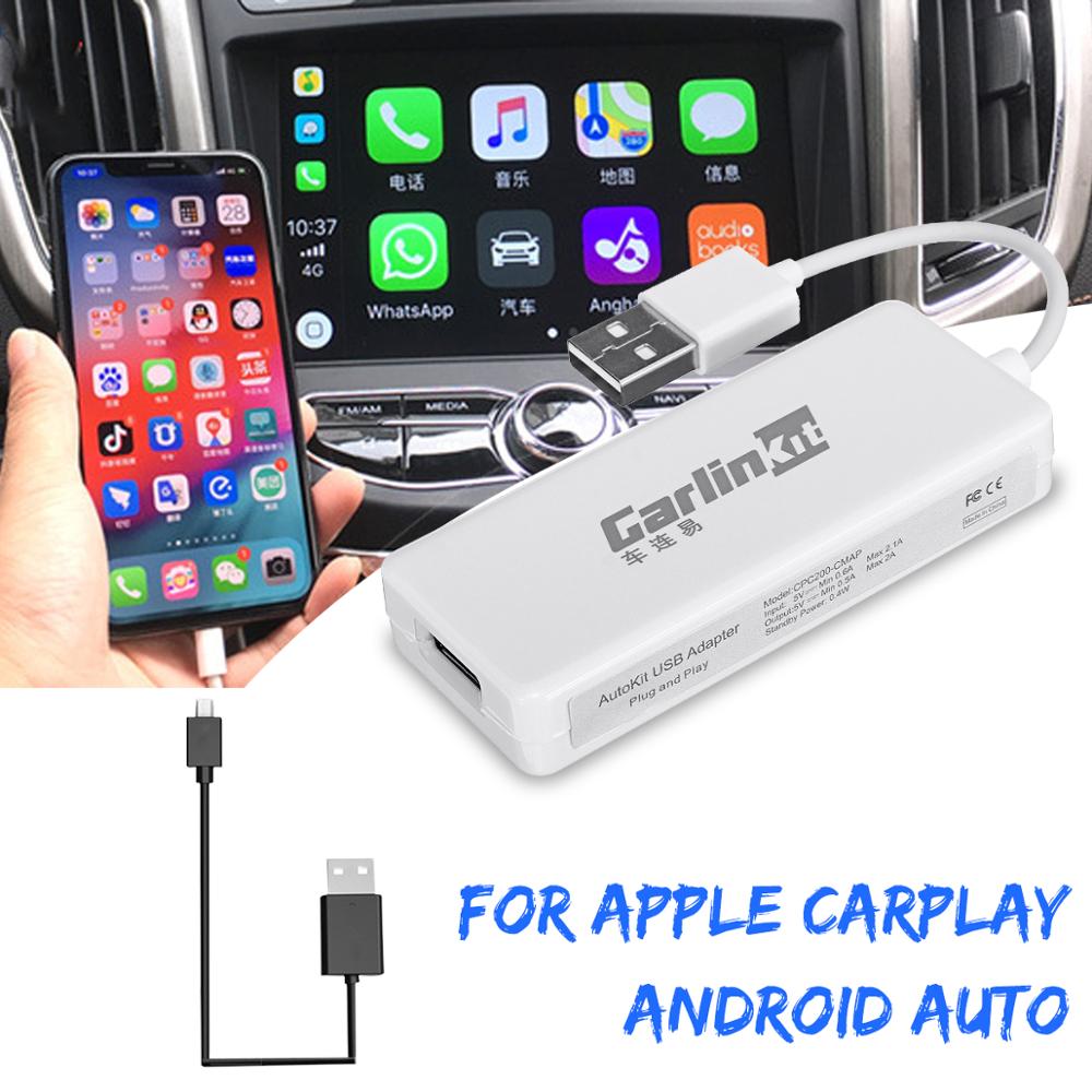 carlinkit Car play USB Smart Link Apple CarPlay Dongle For Android Navigation Player Mini USB Car play Stick With Android Auto