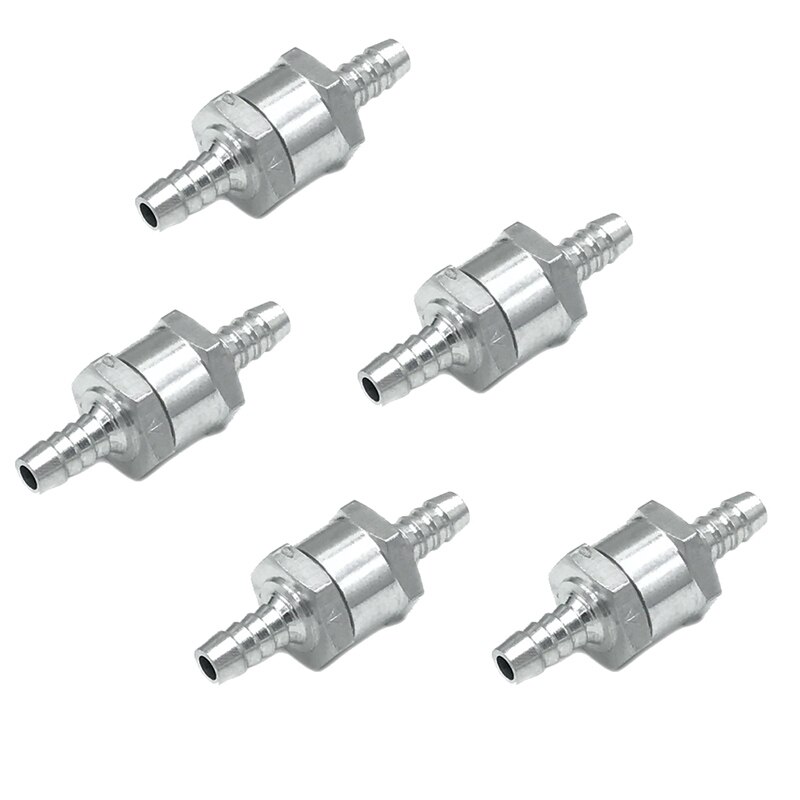 5 kpl hopea alumiiniseos 60mm- pituus 8mm 5/16 " polttoaineen takaisku yksisuuntainen takaiskuventtiili vesi polttoaine bensiini diesel laiva