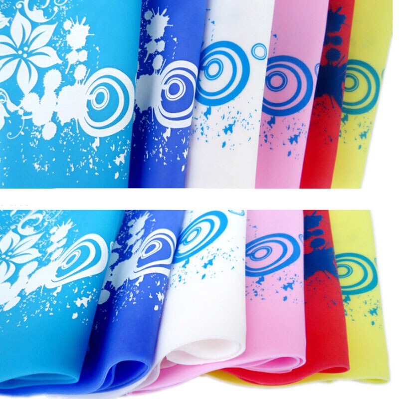 Silicone Swimming Cap For Long Hair Women's Waterproof Swim Caps Ladies Diving Hood Hat For Kids Garras Natacion Casquette