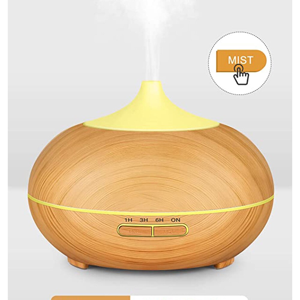 Onion Aroma Diffuser Cross Border Home Diffuser Wood Grain Ultrasonic Aromatherapy Machine