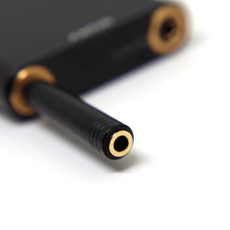 Durable And Practical Copper 80/220Ohm Headphone Impedance Plug Adapter 3.5mm Eliminate Earphone Noise