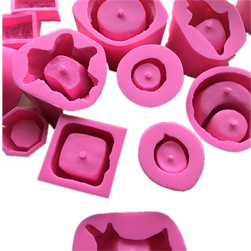 Grands moules en plâtre pour plantation de béton, moule en Silicone fait à la main pour Pot de fleurs en ciment