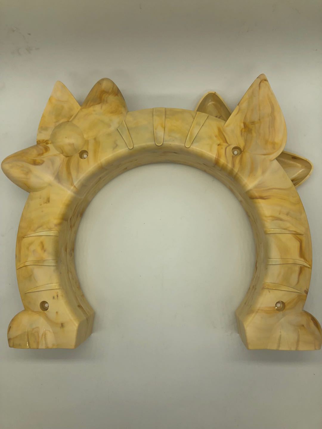 Cat Puppy Door Kitty Pass Interior Cat Door Pet Door for Cats Pets Free Enter And Exit Door: Yellow