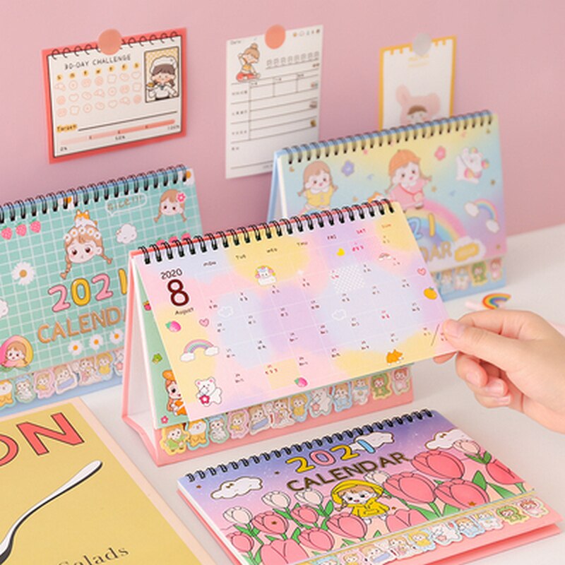 Bureaukalender kersenbloesem liefde bureaukalender desktop notitieboekje kalender