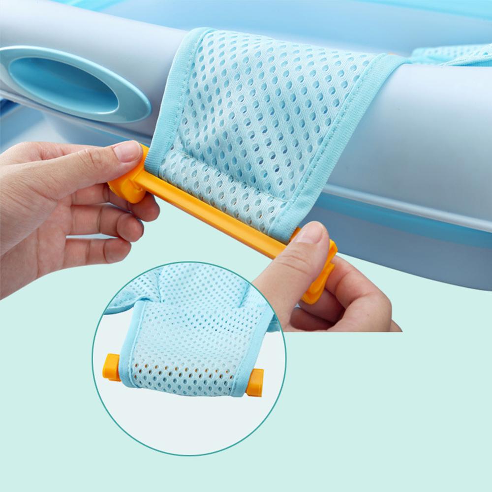 Forma de T bebé infantil bañera flotador tipo alfombra suave antideslizante Asiento de baño cojín
