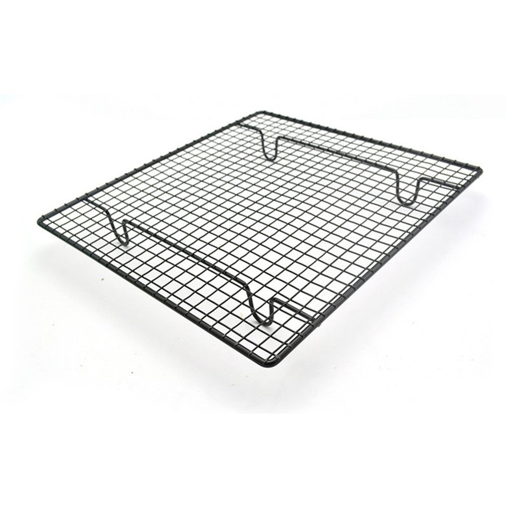 Stainless Steel Wire Grid Cooling Cake Food Rack Oven Safe Kitchen Baking Pizza Bread Barbecue Holder Shelf