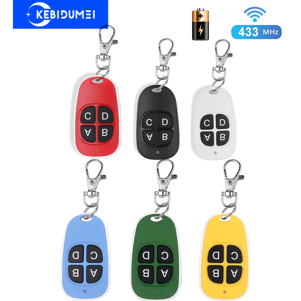 4CH 433Mhz Copy Remote Control 433.92mhz RF Remote Control Garage Gate Door Opener Controller Duplicator Cloning Code Car Key