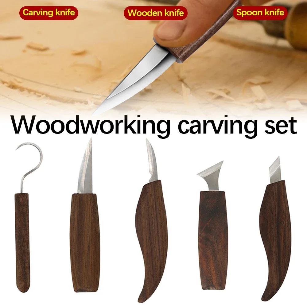 Meißel Carving Messer Holzschnitt DIY Hand Holz Carving Werkzeuge Holz Carving Cutter Messer Peeling Holzbearbeitung Löffel Hand Werkzeuge Arbeiter