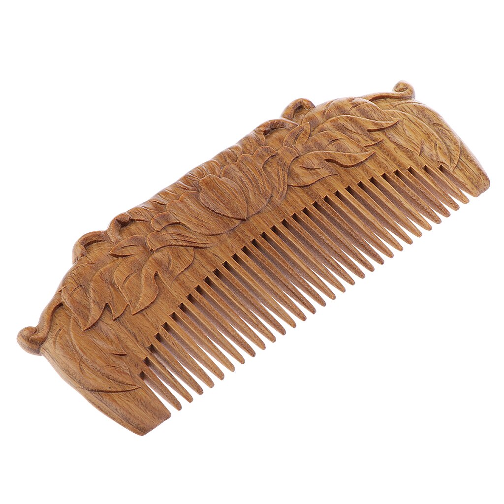 Natural Sandalwood Handmade Wood Wooden Hair Comb ... – Grandado