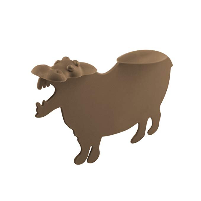 3 Colors Cute Hippo Animal Bookmark Reading Bookmarks 3D Cartoon Book Markers Page Holder