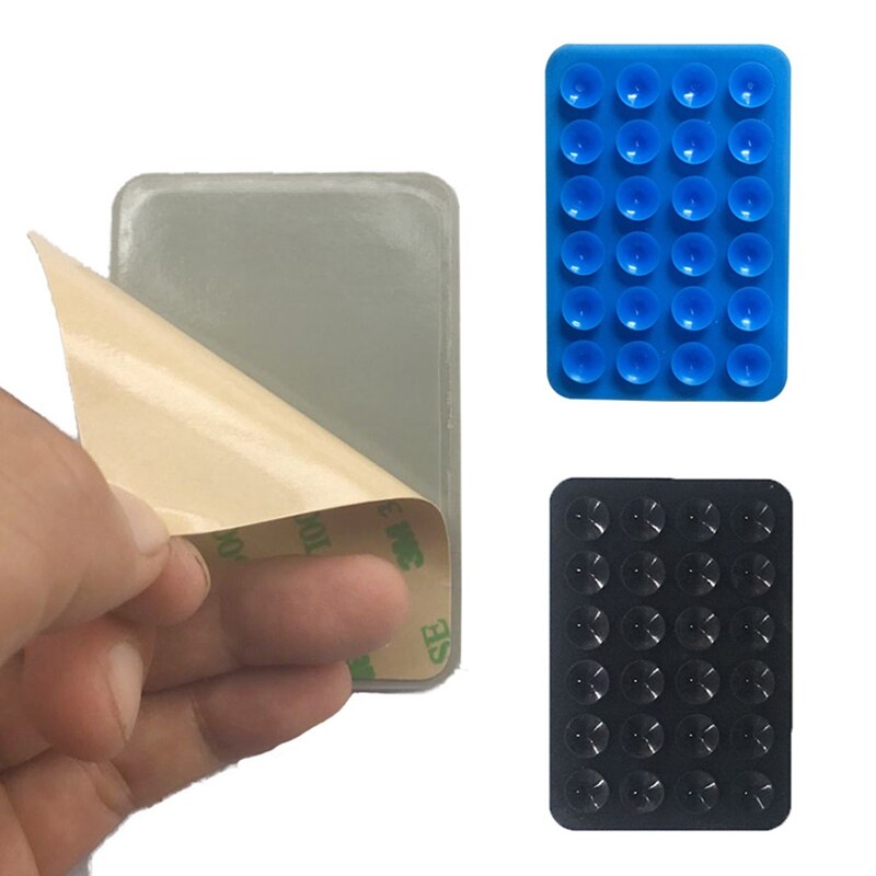 Mobiele Telefoon Diy Siliconen Sucker Pad Backed 3M Sticker Zuignap Voor Mobiele Telefoon Lijm Siliconen Sucker Pad Voor vaste