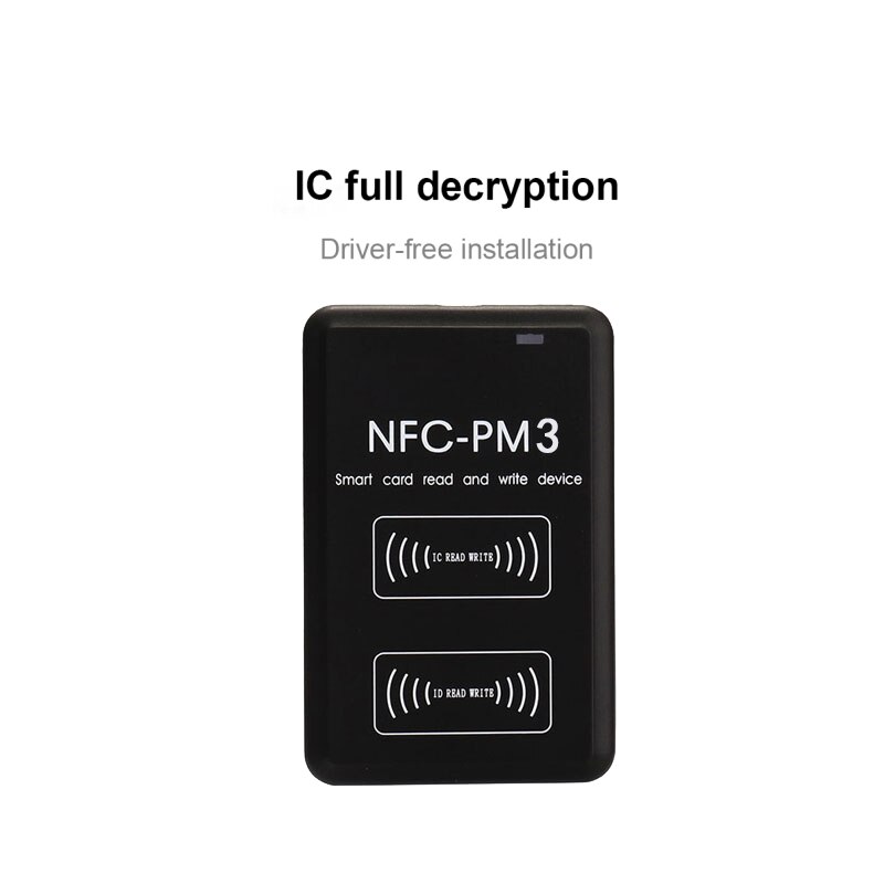 Pm3 ic författare 13.56 mhz rfid duplicator nfc full avkodning funktion kortläsare kopiator