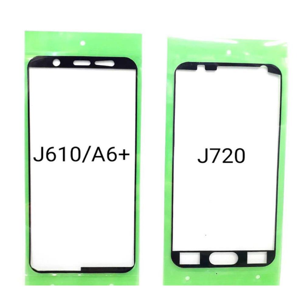 2 PCS LCD Frame Front Housing Adhesive Cola Fita Etiqueta de Substituição Para Galaxy J4 A6 Plus Plus A7 2018 A720 j2 J3 Pro