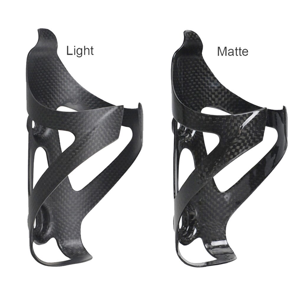 Full Carbon Fiber Bicycle Water Bottle Cage Mtb Road Bike Bottle Holder Ultra Light Cycle Equipment Matte/light Gadget #T1P