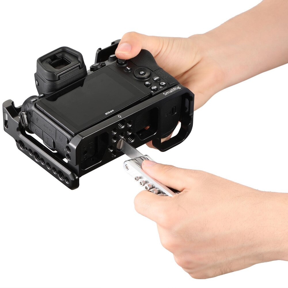 impostato di strumenti pieghevoli per fotocamera DSLR universale SmallRig con cacciaviti e chiavi con sette accessori per strumenti funzionali 2213