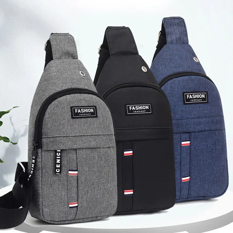 borsttas heren eenvoudige nylon mode waterdichte schoudertas Crossbody tas