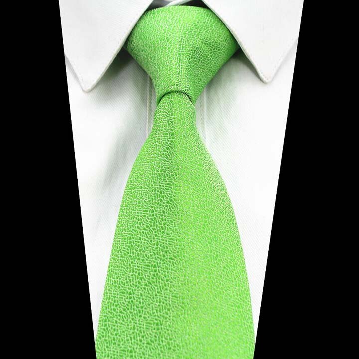 Ricnais 8cm Silk Formal Tie Red Green Solid Necktie For Mens Jacquard Gravata Suit Business Wedding Accessories Neck Tie: 08