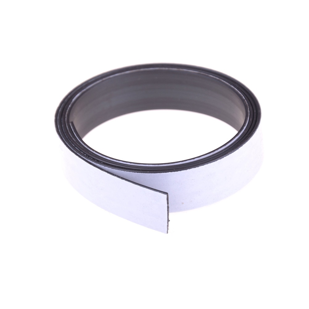 Gummi selvklebende magnetstripe fleksibel magnet selvklebende håndverkstape for butikk kontor hjemmeskole fil magnetstripe 1m*10mm*1.5mm