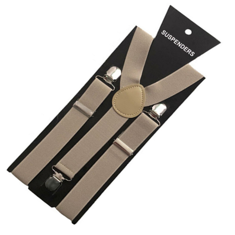 35/25/20mm Brede Mannen Bretels Hoge Elastische Verstelbare 4 Sterke Clips Jarretel Zware X terug Broek Bretels
