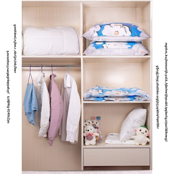Wiederverwendbare Staub-nachweisen Vakuum Lagerung Tasche Kleidung Decke Kissen Beutel Faltbare Haushalts Kleiderschrank Wandschrank Organizer Dichtung Zubehör