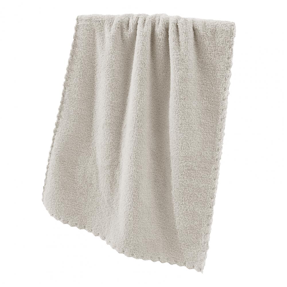 Excellent Towel Eco-friendly Useful Face Towel Microfiber Bath Towel for Bathroom Spa Towel: Beige