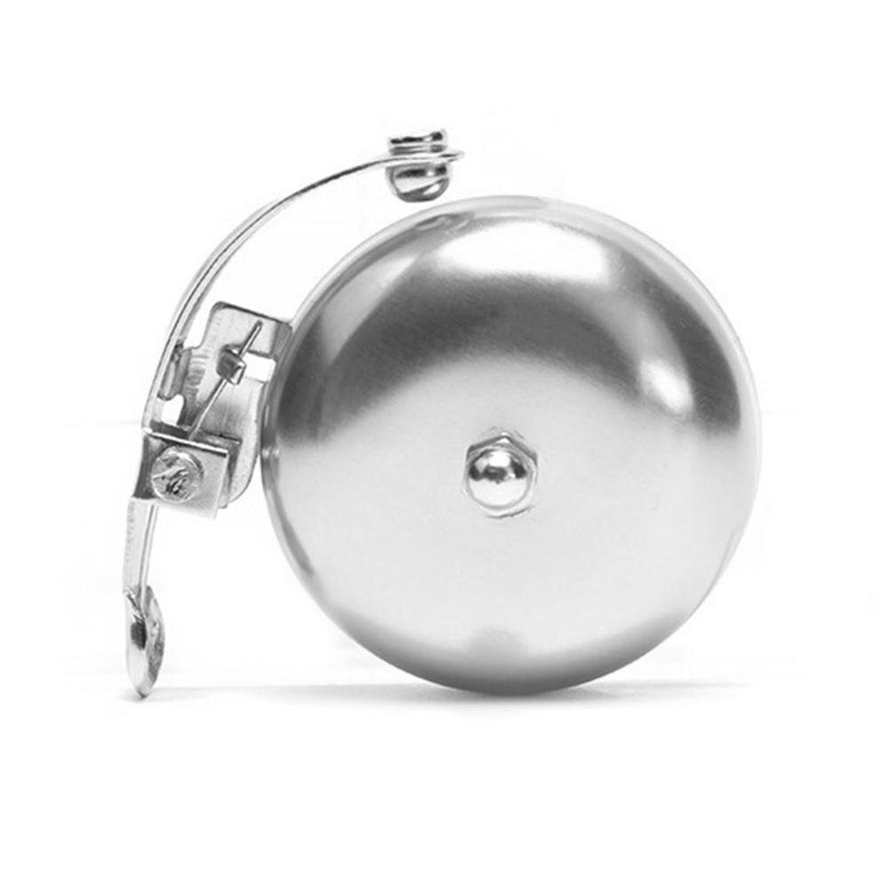 Bicycle Bell Aluminum Alloy Retro Crisp Clear Sound Bike horn Warning Bell Universal MTB Road Mountain Bikes Accessories: silver