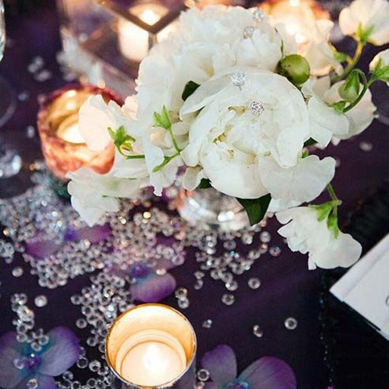 3mm Acrylic Diamond Confetti Wedding Decoration Crafts Diamond Confetti Table Scatters Clear Crystal Centerpiece Party