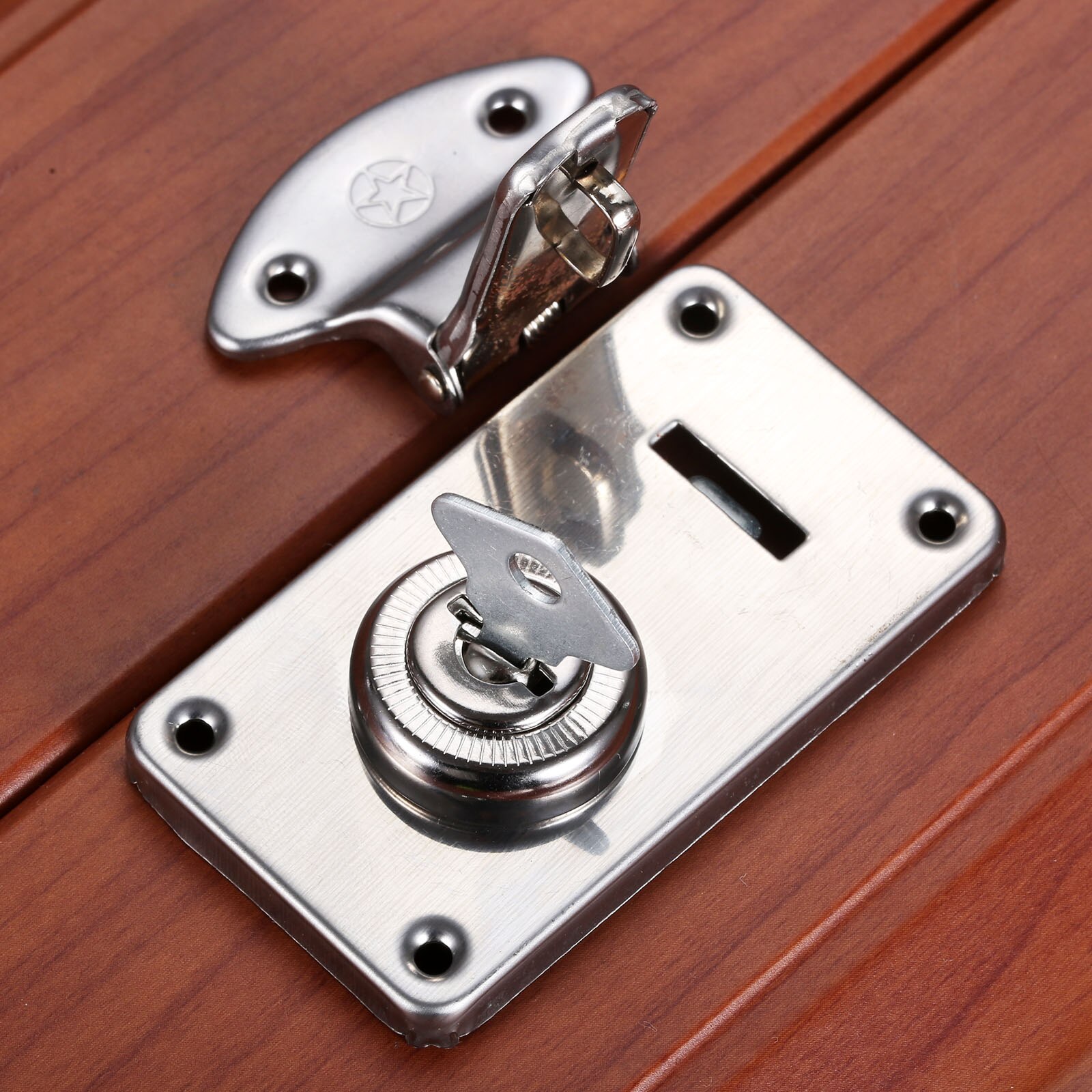 DRELD 73*41mm Vintage Metal Lock Chest Box Box Suitcase Case Buckles Toggle Hasp Latch Catch Clasp Furniture Hardware