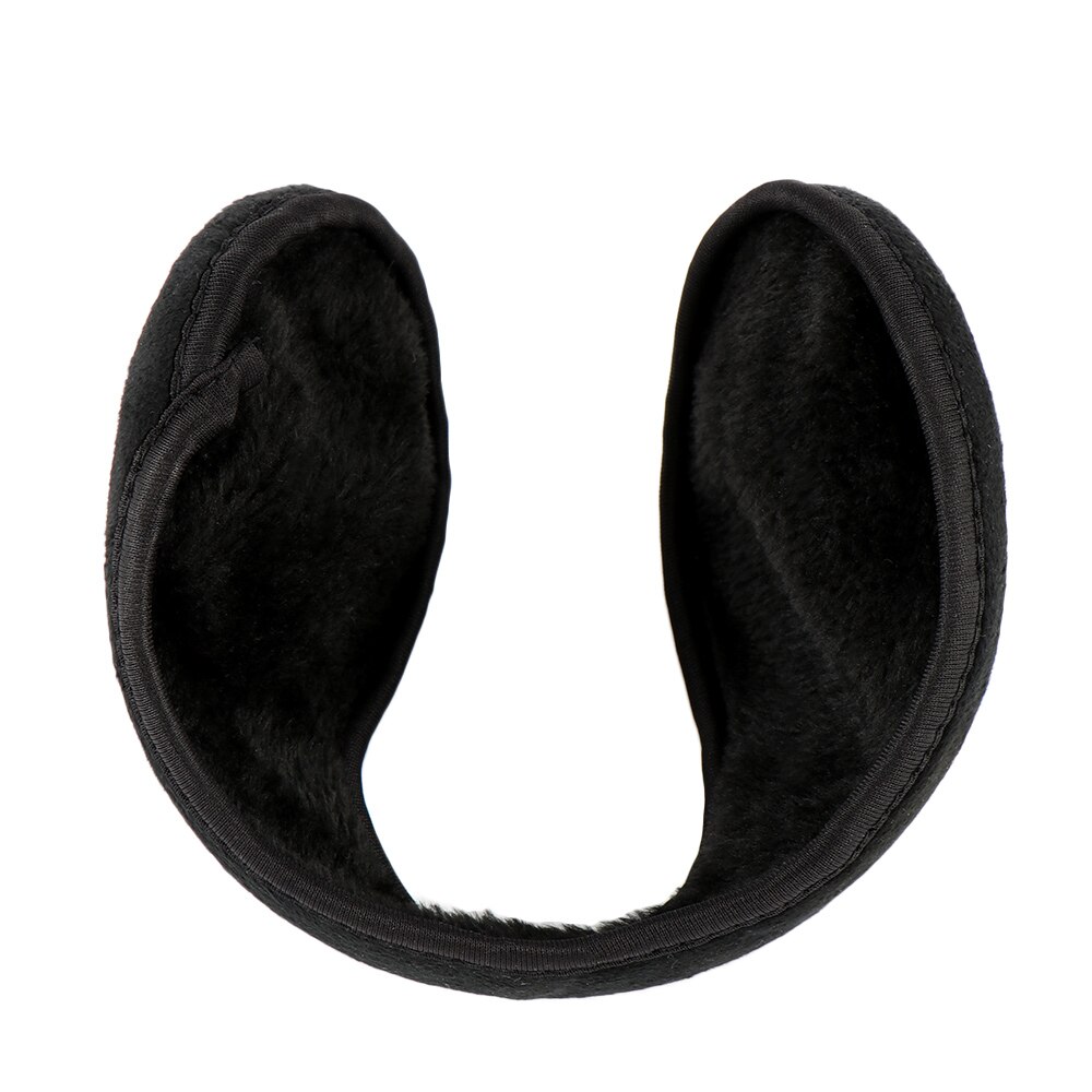 ¡Producto en oferta! Orejeras Unisex, orejeras negras, orejeras de lana, calentadores de invierno para las orejas, calentadores para las orejas para hombres y mujeres, de la cabeza