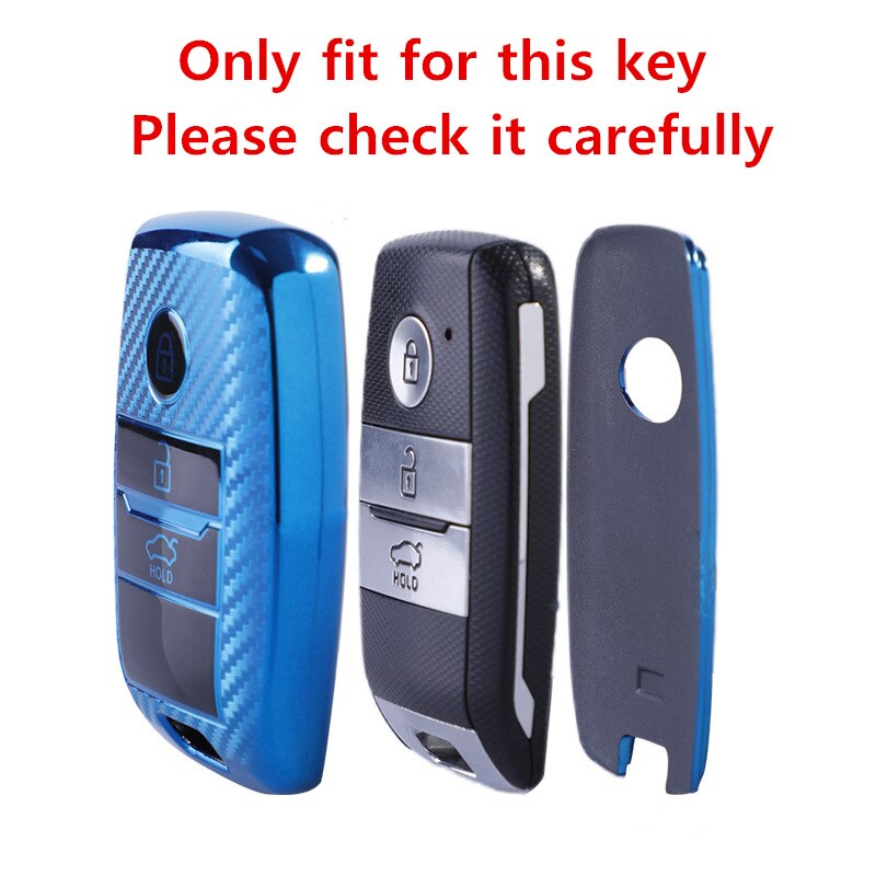 Coque de protection de voiture en TPU, Fiber de carbone, pour Kia Ceed Rio Rio5 Sportage R K3 KX3 K4 K5 Ceed Sorento Cerato Optima