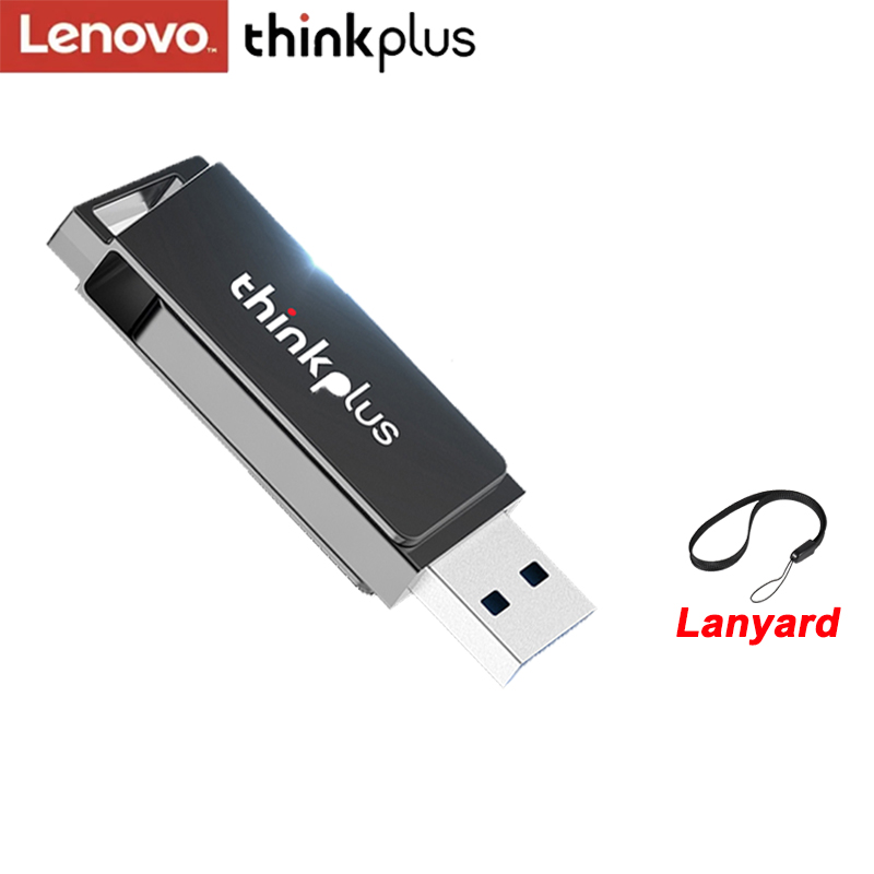 Thinkplus 3.1 100M usb Stick Key 3.0USB Flash Drive 512G 256G 128G 64G 32 Pen Pendrive Disk Flashdrive Geheugen voor Computer Telefoon: Black / 128GB