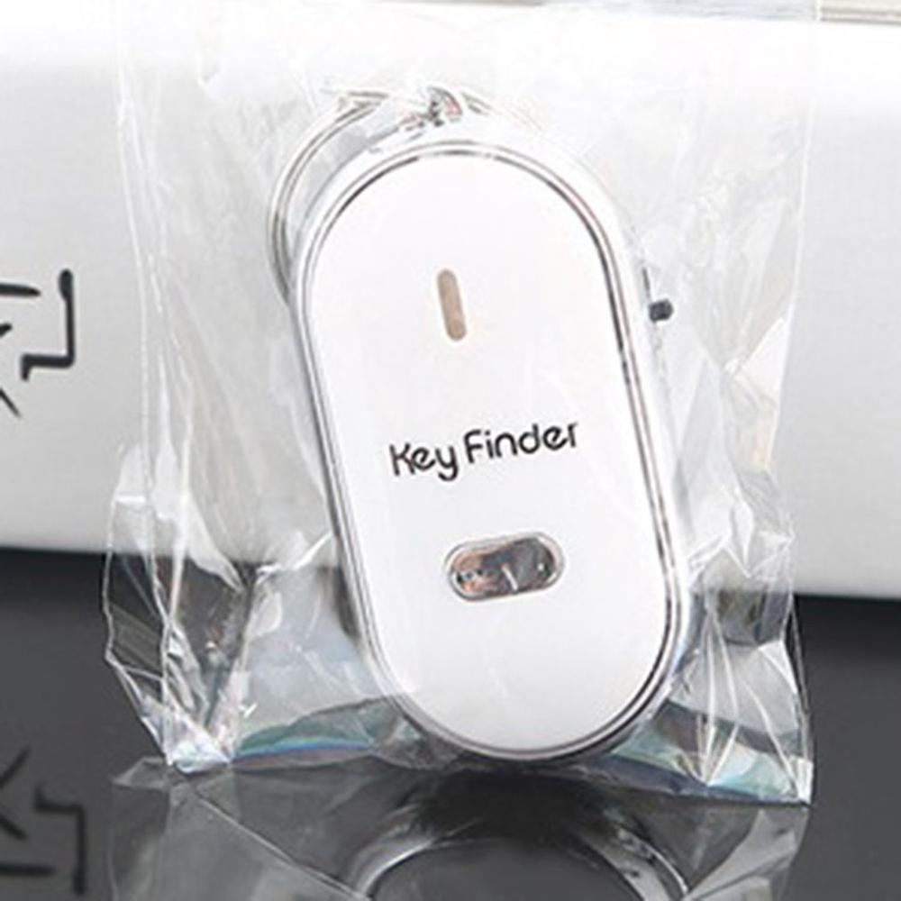 Mini Keychain LED Whistle Key Finder Flashing Sound Beeping Remote Lost Keyfinder Locator Keyring Tracker for Children Wallet